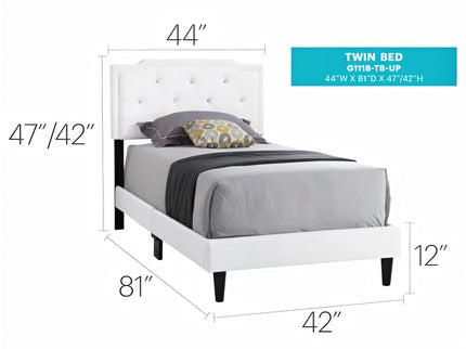 Button Tufted Bed Charming For Cozy Spaces