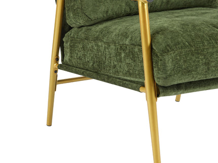 Modern Accent Chair With Cushions, Cozy Seating