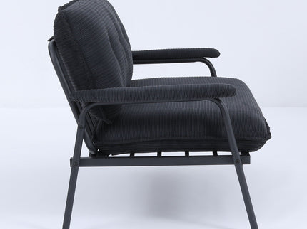 Modern Metal Frame Sofa With Sponge Filling For Compact Spaces And Versatile Use