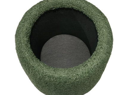 Elegant Round Storage Ottoman Upholstered