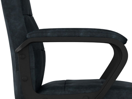 Brewer - Swivel Office Chair - Distressed Blue