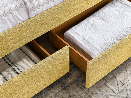 Upholstered Daybed & 2 Drawers