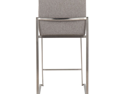 Fuji - Contemporary High Back Counter Stool, Functional Design