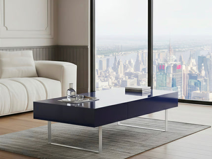 Rectangular Coffee Table With Hidden Storage