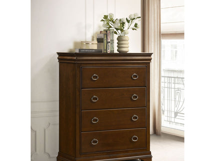 Leonide - 4 Drawer Chest - Cherry
