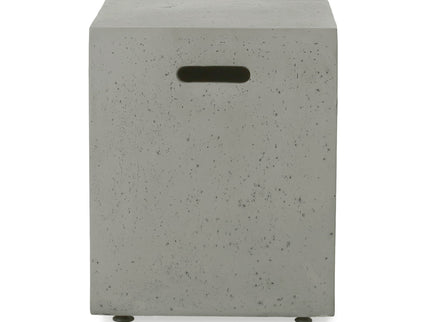 Modern Tank Holder Side Table With Smooth Concrete Surface