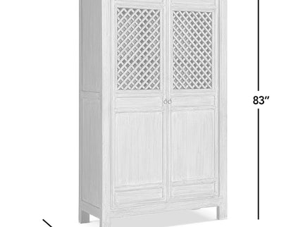 Arden - 2 Door Bookcase Storage Cabinet - Natural