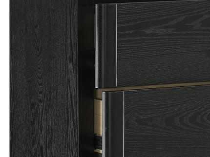 Opel - 5 Drawer Chest - Black
