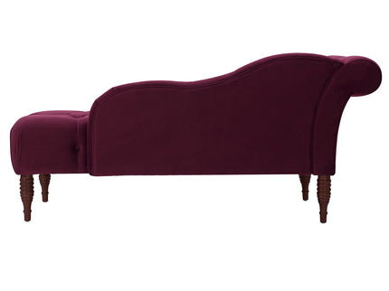Samuel - Tufted Roll Arm Chaise Lounge