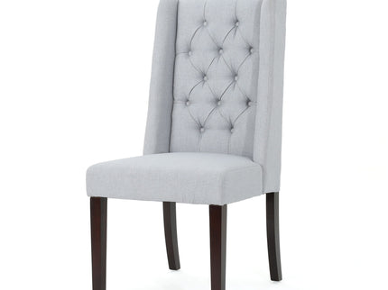 Sophisticated Tufted Dining Chair With High Back Design