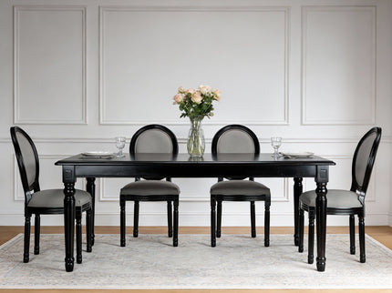 Upholstered & Round Back Dining Chairs (Set of 2)