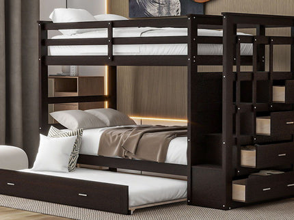 Bunk Bed With Trundle And Staircase