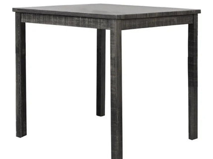 Transitional Counter Dining Set With 4 Tufted Stools