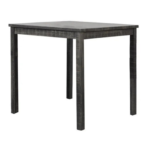 Transitional Counter Dining Set With 4 Tufted Stools
