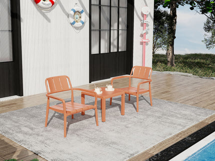 3 Piece Indoor / Outdoor Leisure Table And Chair Set
