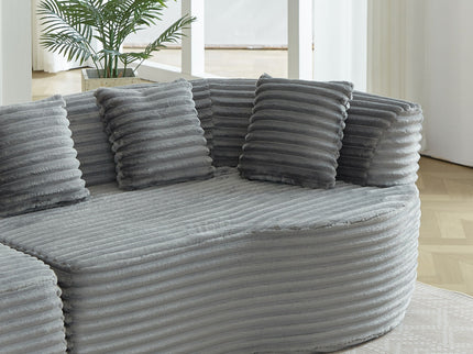 Sectional Sofa, Oversized 4 Seater With Deep Seat Design