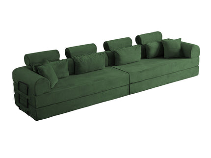 Modern L-Shape Modular Sectional Sofa, Compressed Design