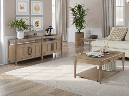 Entertainment Console With Storage - Sand