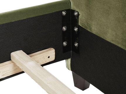 Marcella - Upholstered Shelter Headboard Bed Set