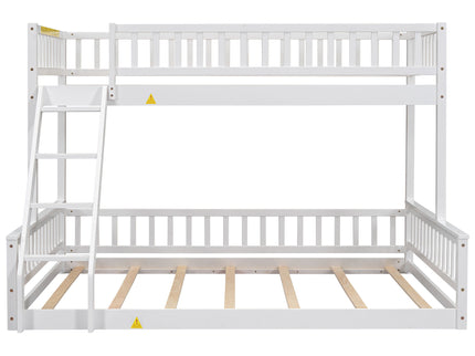 Bunk Bed With Ladder And Guardrails