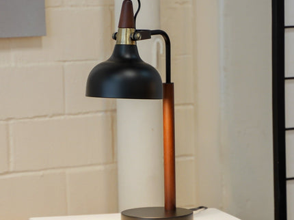 Glowlite - Table Lamp With Cone Shade - Black