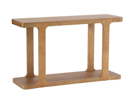 Console Table & Bottom Shelf - Walnut