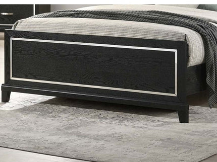 Modern Bed With Built In LED Light