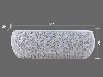 T3601 - Modern Oval Coffee Table