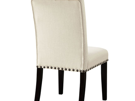 Button Tufted Side Chairs (Set of 2) - Beige