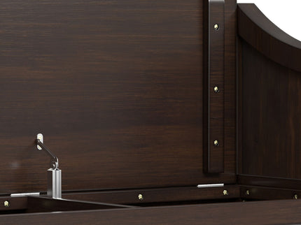 Connaught - Entryway Storage Bench With Shelf - Chestnut