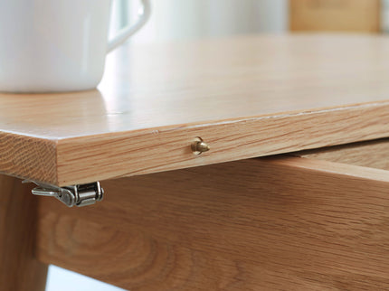 Round Corner Diagonal Leg Telescopic Table For 6 - 8 People To Meet Dining Table