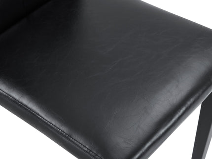 Dining Chairs With Ergonomic Buckle Backrest For Family Dining Rooms