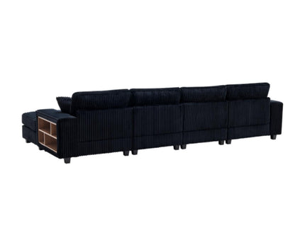 U-Shaped Convertible Sofa, 4 Seater Large Living Room Lounge