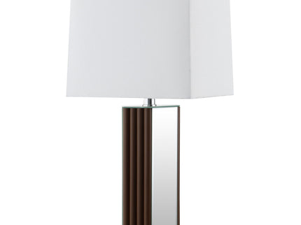 Echolls - Lamp With Scalloped Accents And Mirror Detail