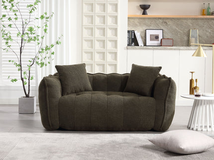 Cozy Beanbag Chair With High Resilience Foam Core For 2