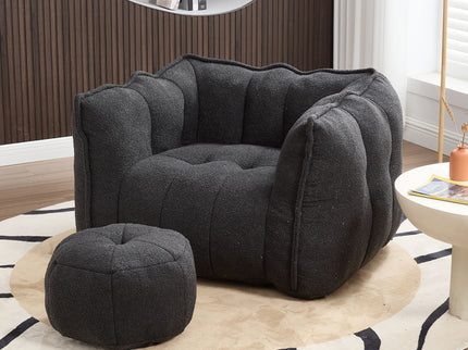 Soft Bean Bag Chair With High Resilient Foam