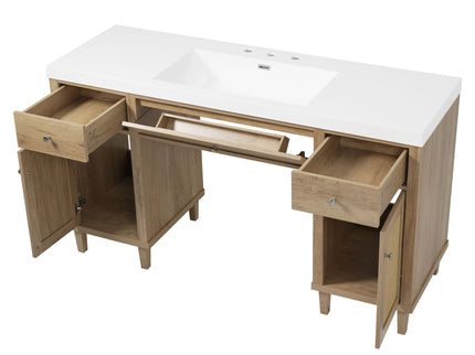 Bathroom Vanity With Sink, Spacious Storage Cabinet