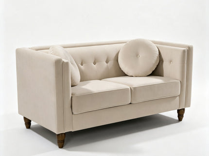 Chesterfield Loveseat 2 Seater Couch For Living Room