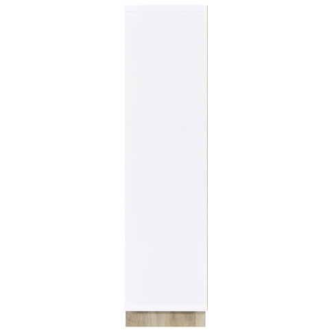Geilys - 8 Shelf Bookcase With Arch Details - White