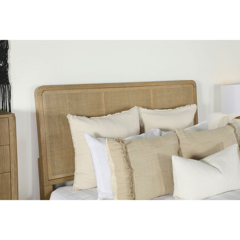 Stevie - Eastern King Panel Bed - Sand