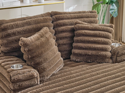 Oversized Chaise Lounge Chair Indoor With Pillows For Living Room