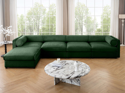 Contemporary Elegant Sofa With Storage And Ottoman