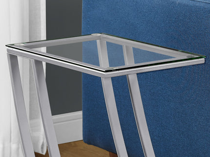 Accent Table, C - Shaped, Sturdy Construction, Contemporary & Modern