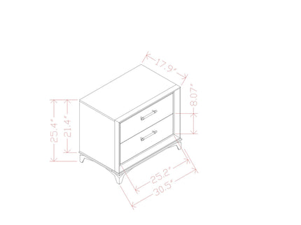 Star - Nightstand - White