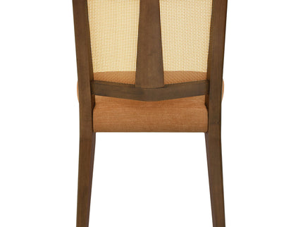 Mid Century Rattan Dining Chair Without Arms Set