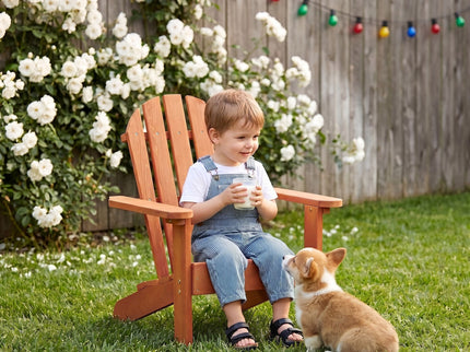 Kids Adirondack Chair For Indoor And Outdoor Use - Red