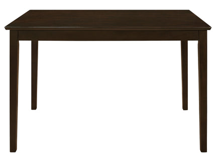 Arvin - 5 Piece Dining Set With Rectangular Table And Bench With Seats - Cappuccino