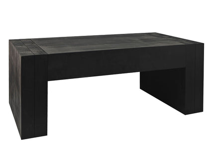 Modern Farmhouse Living Room Block Leg Coffee Table
