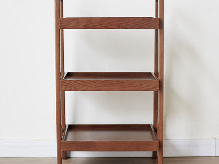 Premium Storage Organizer, 3-Tier Beech Shoe Rack For Entryway, Living Room - Walnut