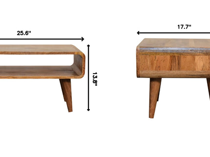 Solid Wood Open Media Unit